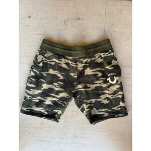 True Religion Camo Shorts Casual Lounge Drawstring Large